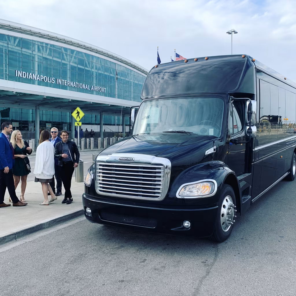 Rent a Bus to Indianapolis International Airport (IND)