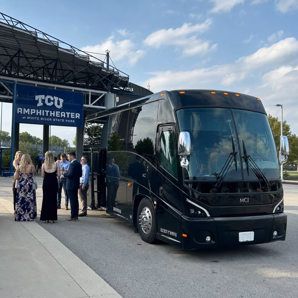 Rent a Bus to TCU Amphitheater at White River State Park