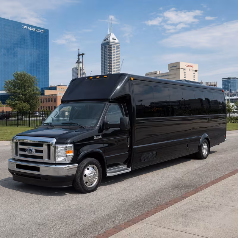 25 Passenger Party Bus Exterior