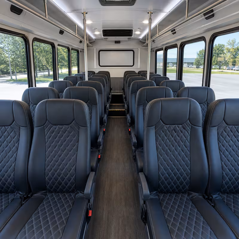 15-35 Passenger Minibus Inside