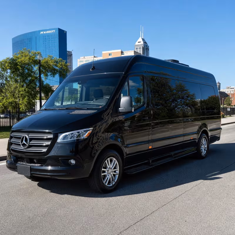 14 Passenger Sprinter Limo Exterior