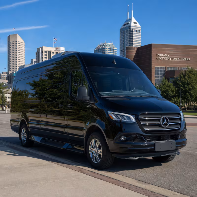 Sprinter Van Rental with Driver Exterior