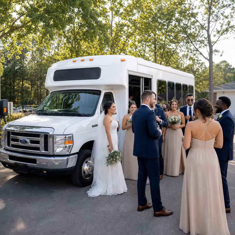 Indianapolis Wedding Transportation fleet vehicle